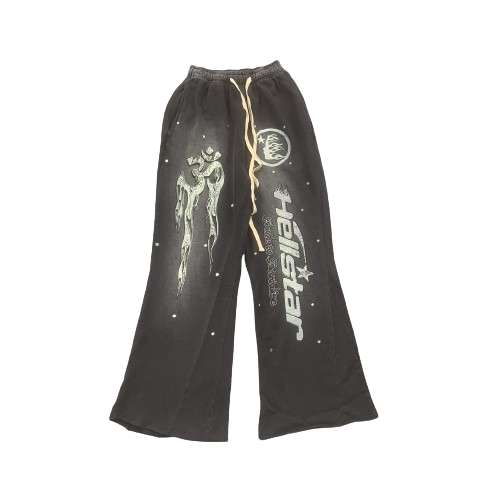 Hellstar Flare Black Flame Sweatpant