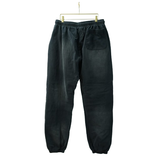 Hellstar No Guts No Glory Closed Elastic Bottom Sweatpants Midnight Dye [Black]